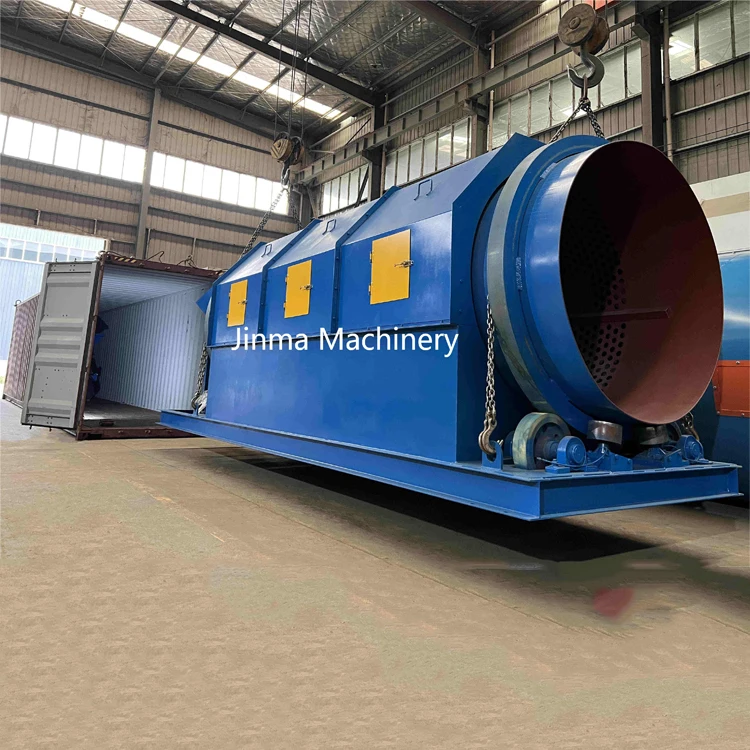 Waste Recycling Machine Rotary Compost Trommel Screen For Organic Compost Fertilizer