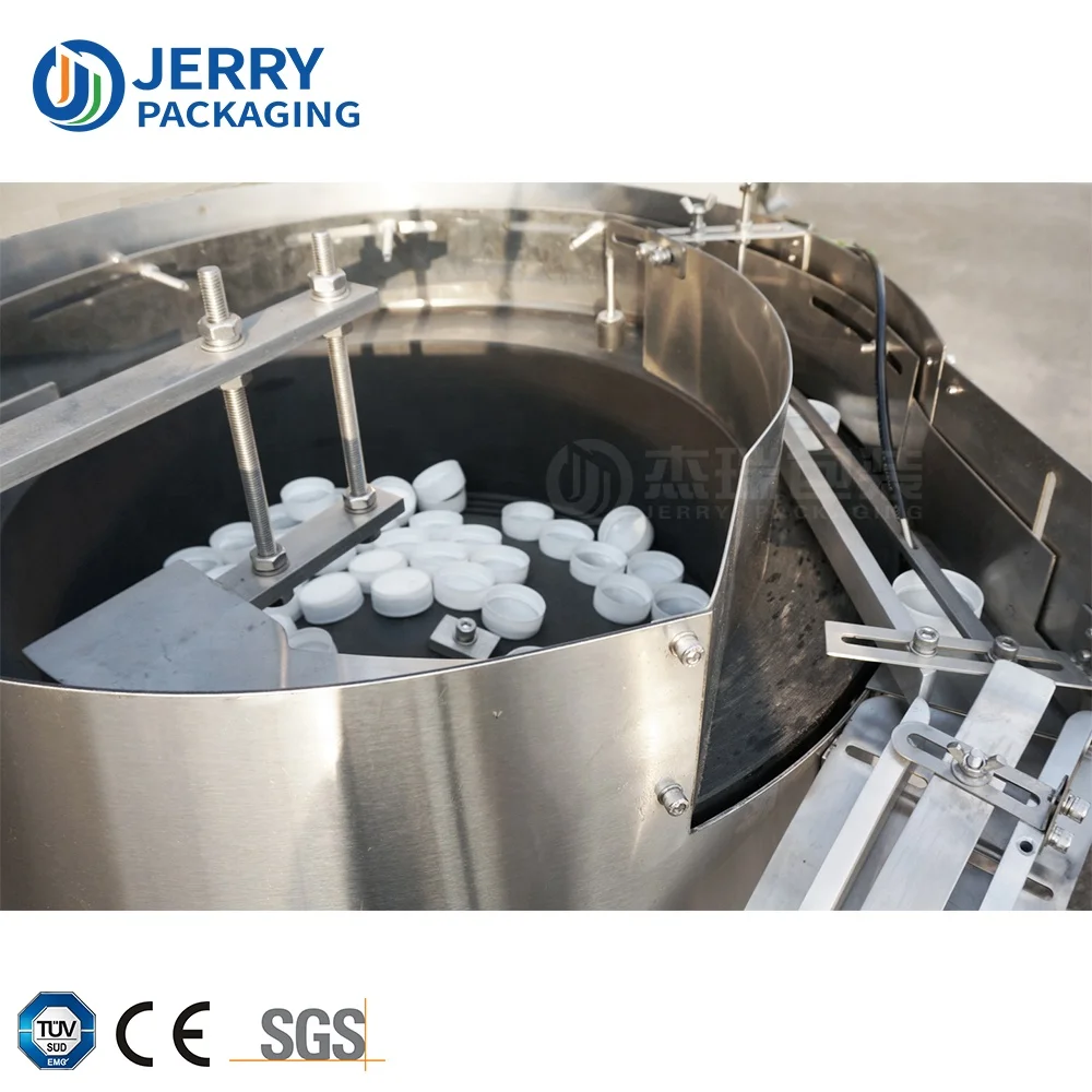 Automatic Linear Four Wheel Round Cap Capper Plastic Bottle Screw Capping Machine