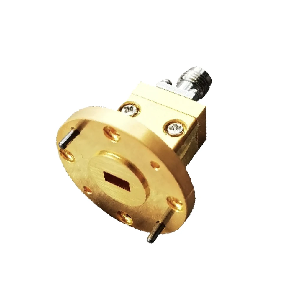 32.9GHz~112GHz High frequency alternating waveguide coaxial converter RF components for Radar Systems