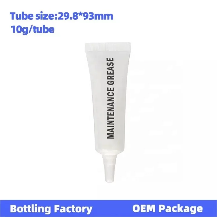 Waterproof food grade silicone grease o ring translucent lubricant pack grease 10g