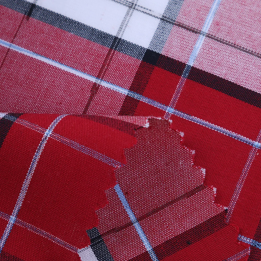 
cheap price yarn dyed shirting fabrics 100 cotton for man 