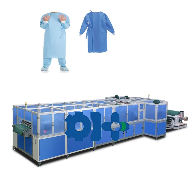 Disposable dustproof gowns making machine long lasting protection non woven breathable SMS suits machine