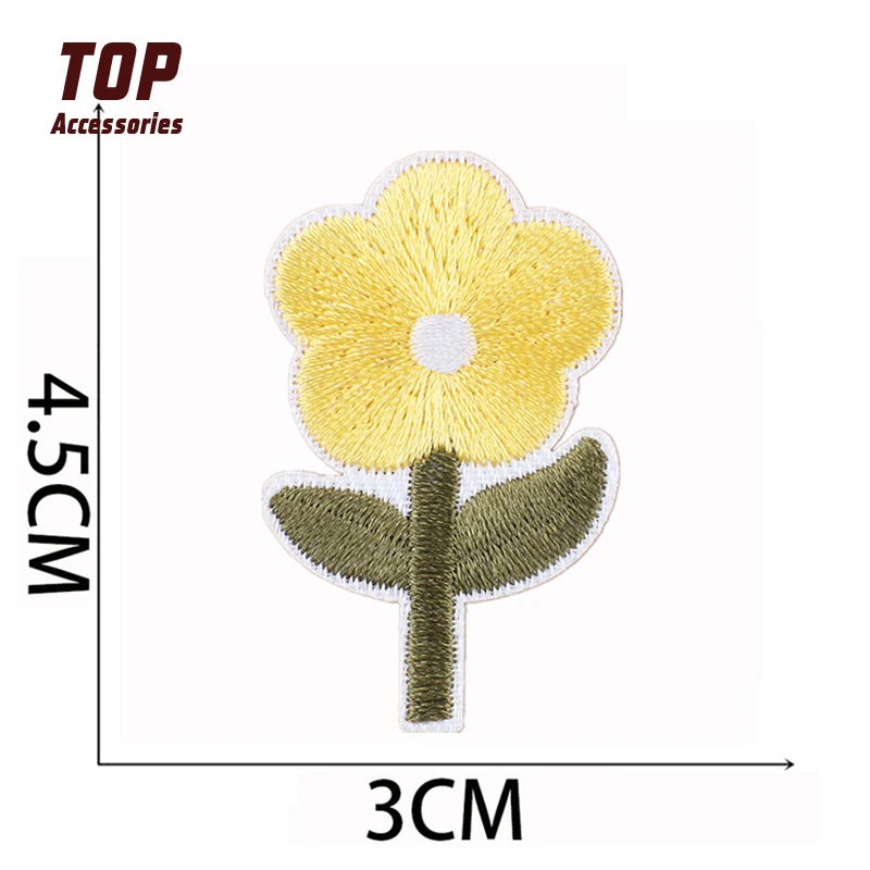 Cartoon White Rabbit Embroidery Cloth Patch Hot Glue Embroidery Patches Hot Selling Product