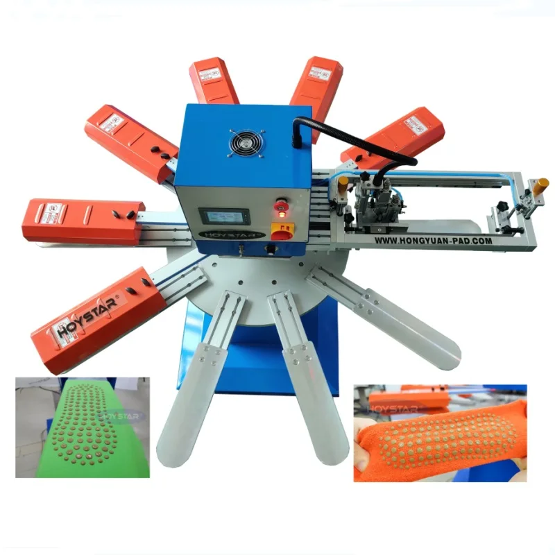 Non Slip socks gripping machine anti slip socks silicon dotting machine
