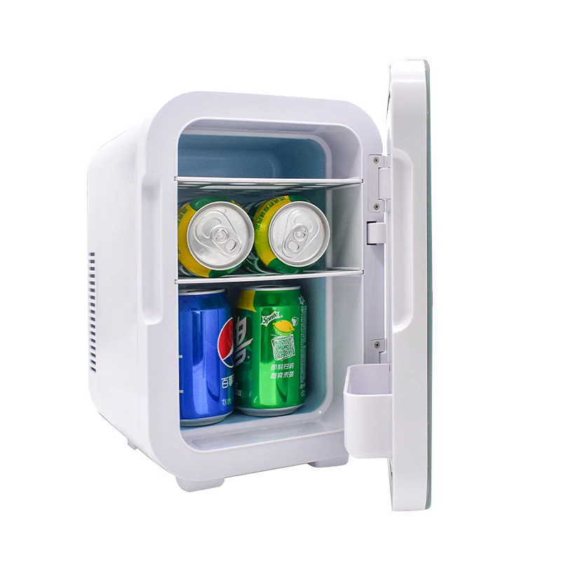 8 Liter AC/DC 12V 220V Mini Cold Drink Cars Portable Refrigerated Micro  Cooling And Warming Skincare Cosmetics Small Table Top