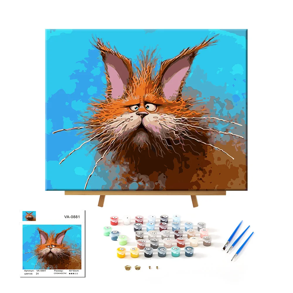 Hot sale Cute Animal Cat Full Diamond Drill Painting Made In China For Home Decor