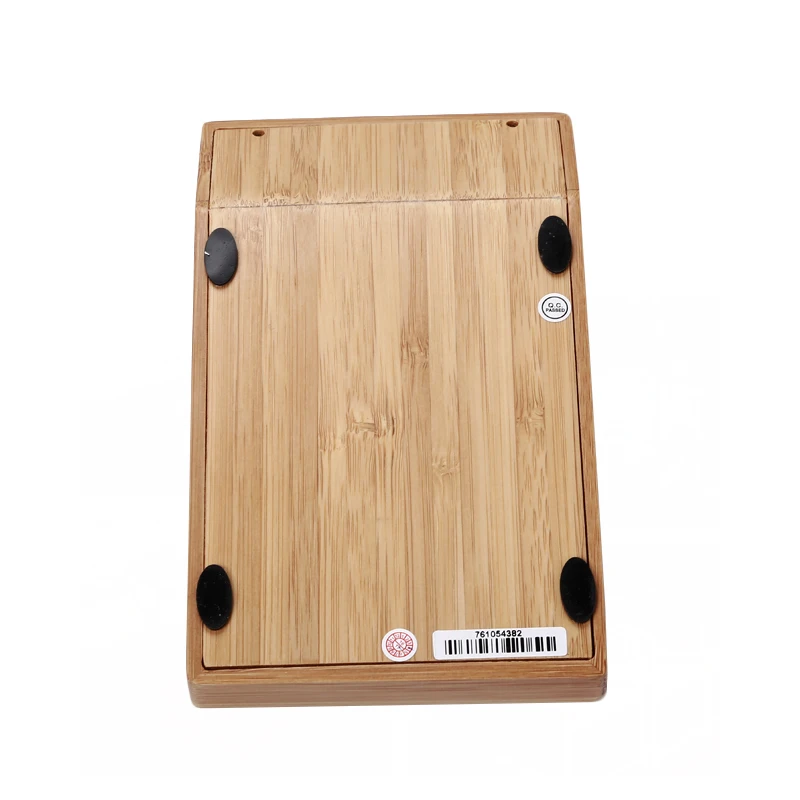 eco-friendly Bamboo Calculator creative gifts 12 Digits Dual Power Wood Calculator