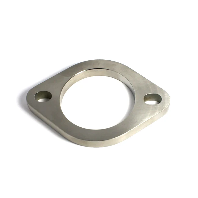 Custom Stainless steel Exhaust Hardware Gasket exhaust flange with 2 3 bolt for exhaust pipe connector