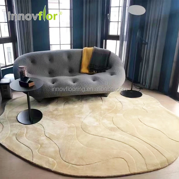 Customized Hand Made Living Room Faux Sheepskin Fur Carpet Sofa Mat Area Rug Acrylic Sheep Technics Decorative
