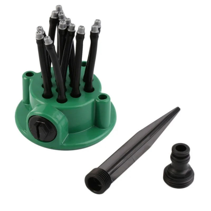 Garden lawn 360 degree automatic plastic multi-head water sprinkler