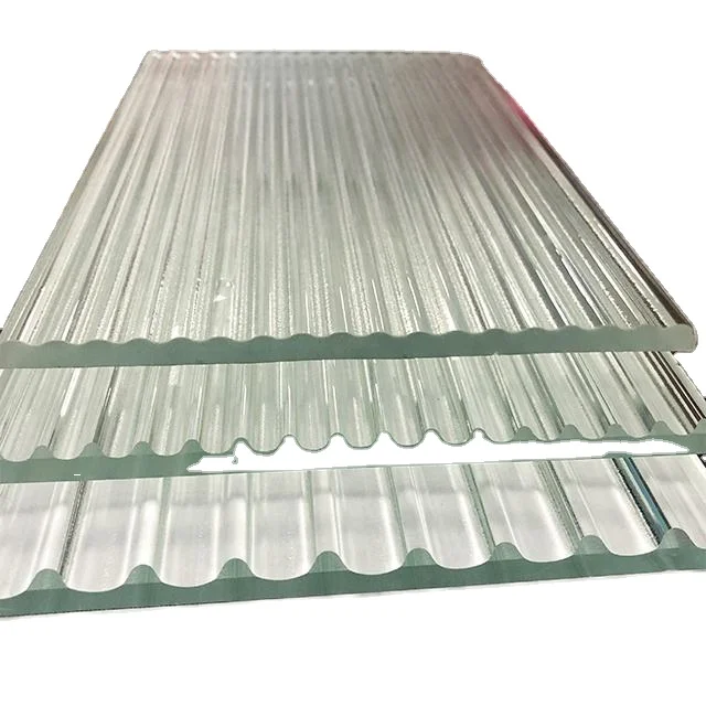 Decorative Transparent Tempered art Figured Textured Sheet Glass