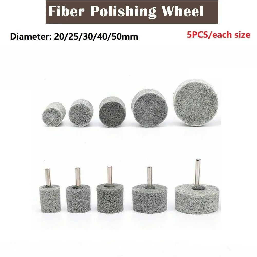 Wholesale Custom Gray Fiber Abrasive Polishing Wheel Grinding Head Nylon Fiber Polishing Wheel Scouring Pad Grinding Head