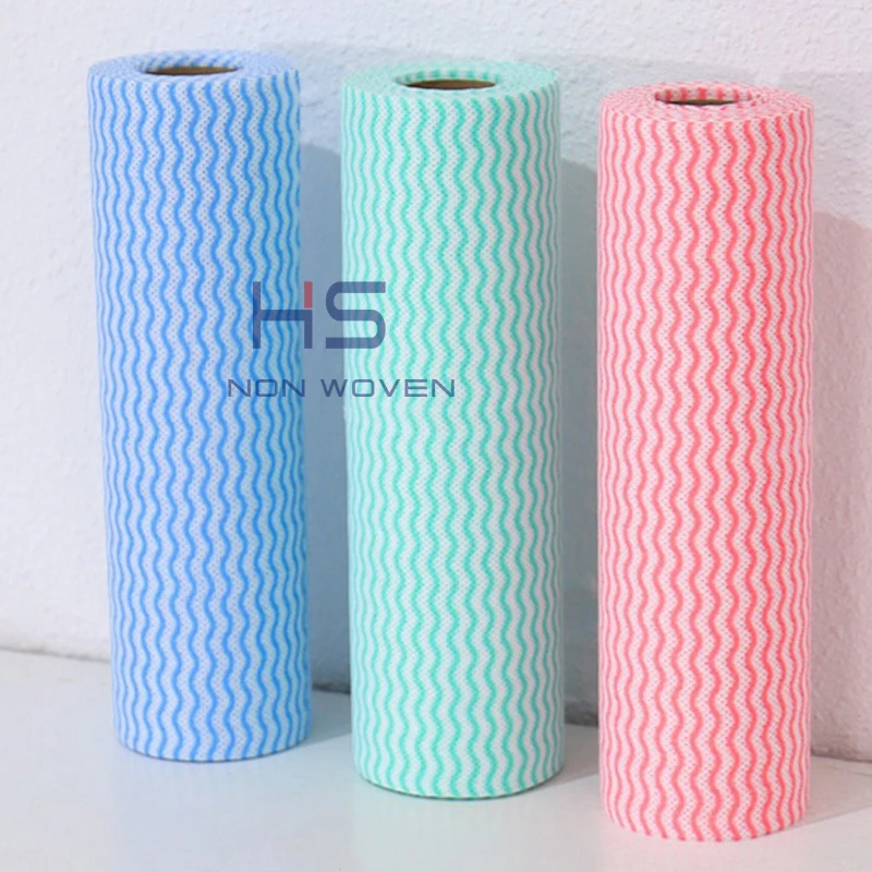 All-purpose Disposable Non woven  Heavy Duty Cleaning Cloths Wipes