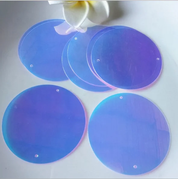 
50mm flat round sequins loose sequins 
