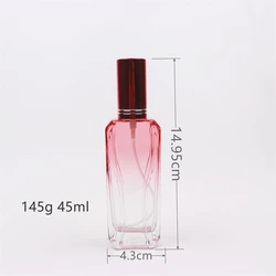 45ml Gradient Glass Parfum Perfume Bottle for women pocket perfume wholesale kids perfume fragrance