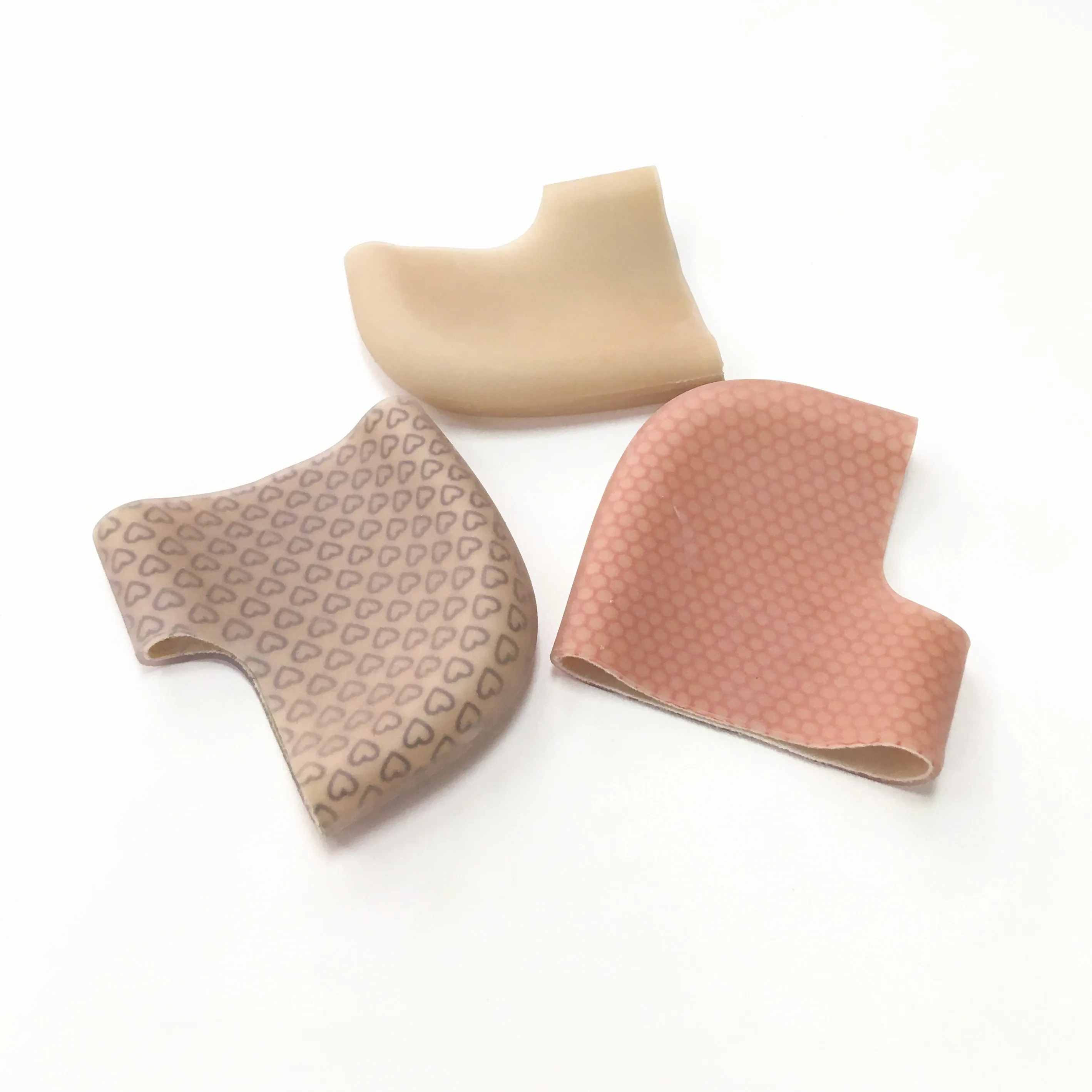 Vented Gel Silicone Heel Moisturizing Sleeves Skin Softening Footcare Treatment Socks for Cracked Heels Dry Feet