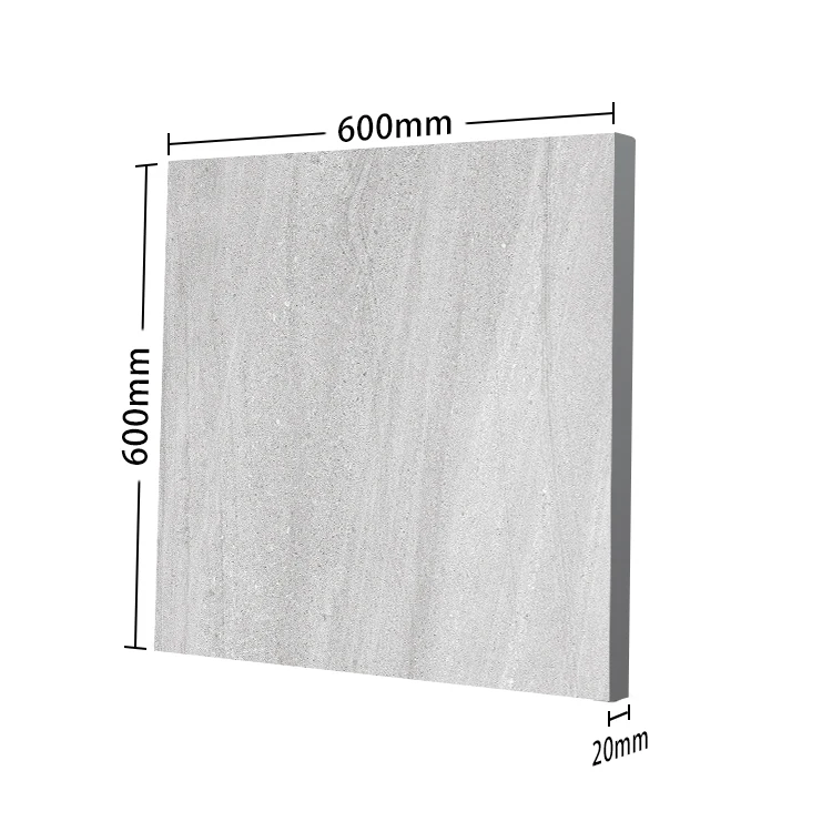 Wholesale 600x600 Outdoor Anti-slip 20mm Porcelain Paver Paving Tiles Full Body Natural Stone Facades For Floor