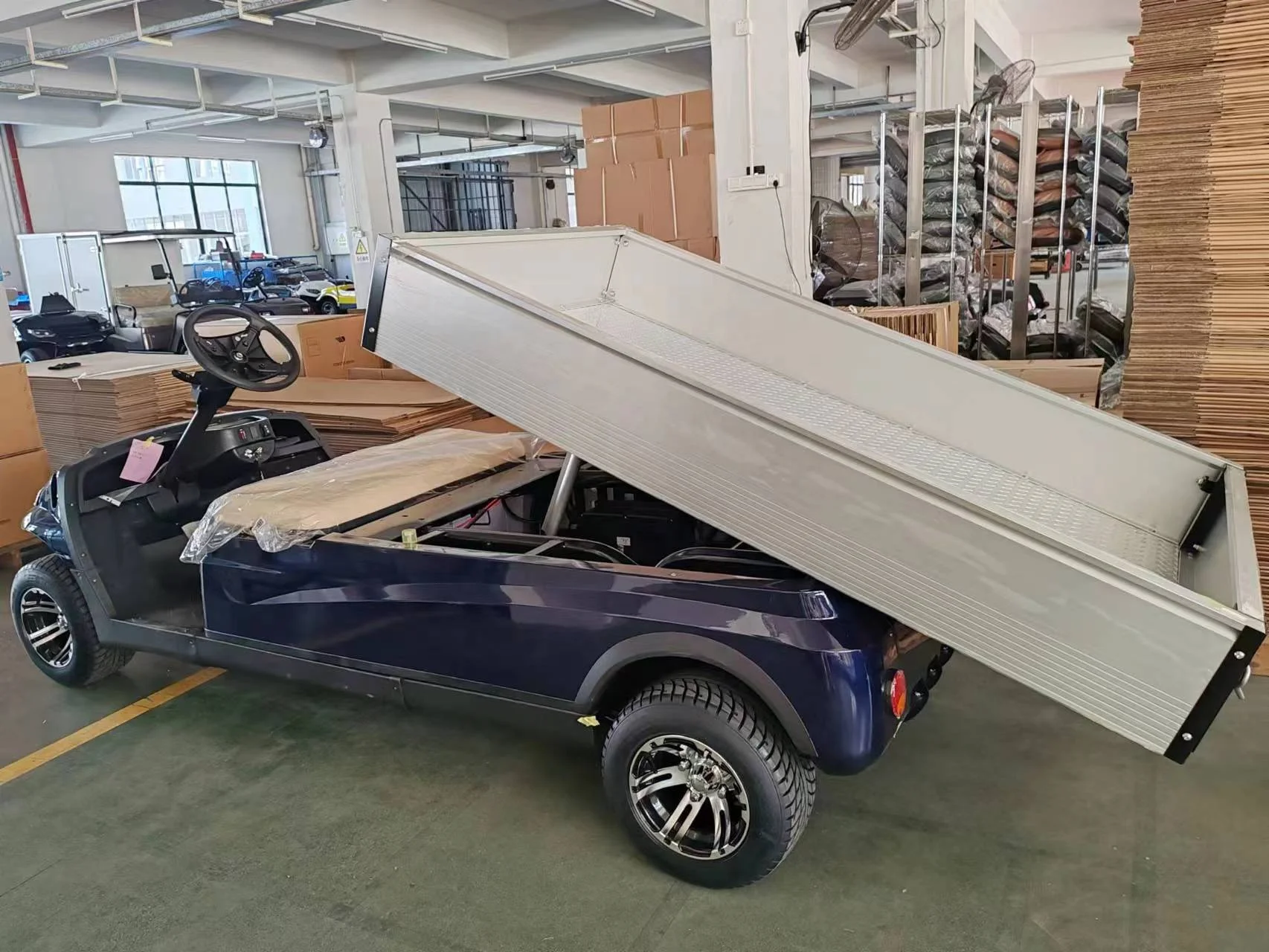 small transporter with dump bed electric cargo buggy vehicle high quality