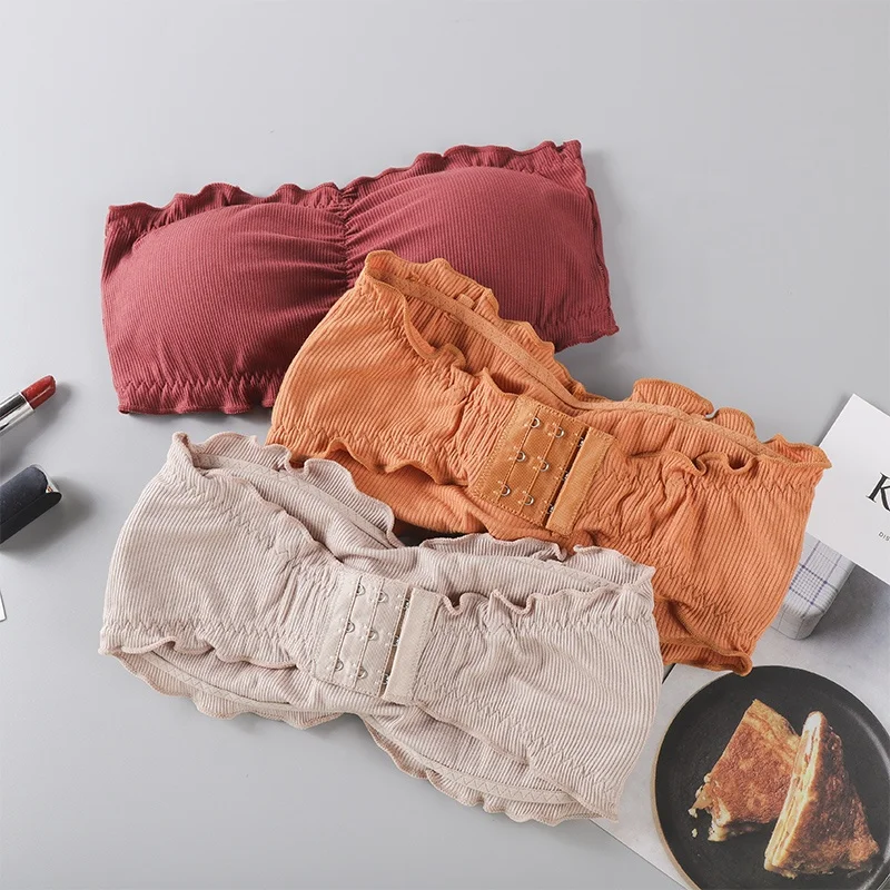 
Strapless Padded Seamless Sexy Push Up Free Size Bandeau Tube Top Bra For Women 