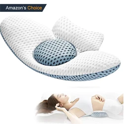 Wholesales Heating 3D Mesh Breathable Lumbar Rest Backsupport Chair Cushion For Back Pain