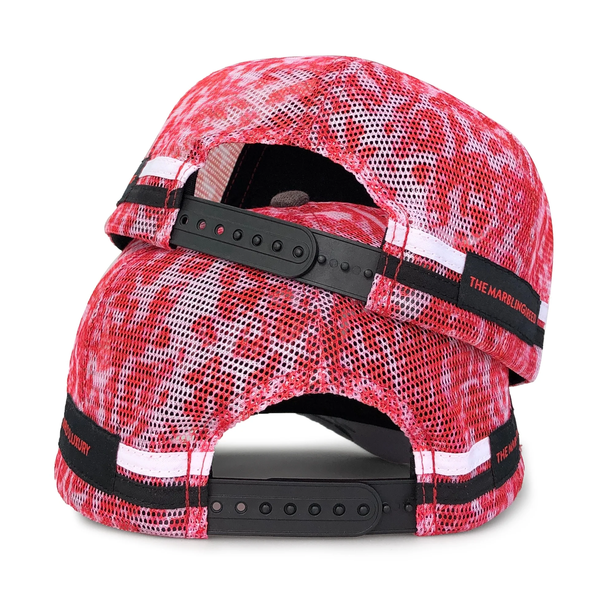 Good Quality Australian Custom Embroidery Logo 5 Panel Trucker Cap Hat Grey Stripes Australia High Profile Country Trucker Caps