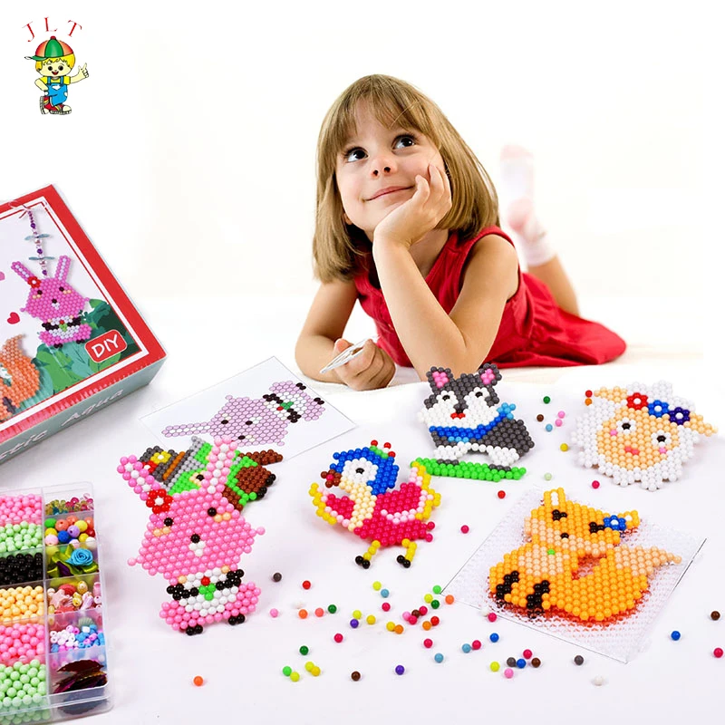 Good Quality Crafts Children Educational Toys Hama Fuse Beads Kids Creative Diy Plastic Diy Magic Beads