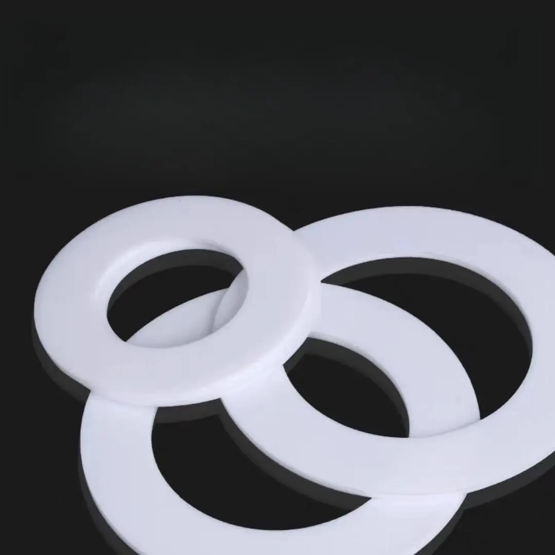 White High Temperature Resistant PTFE Gasket Pressure Gauge Gasket