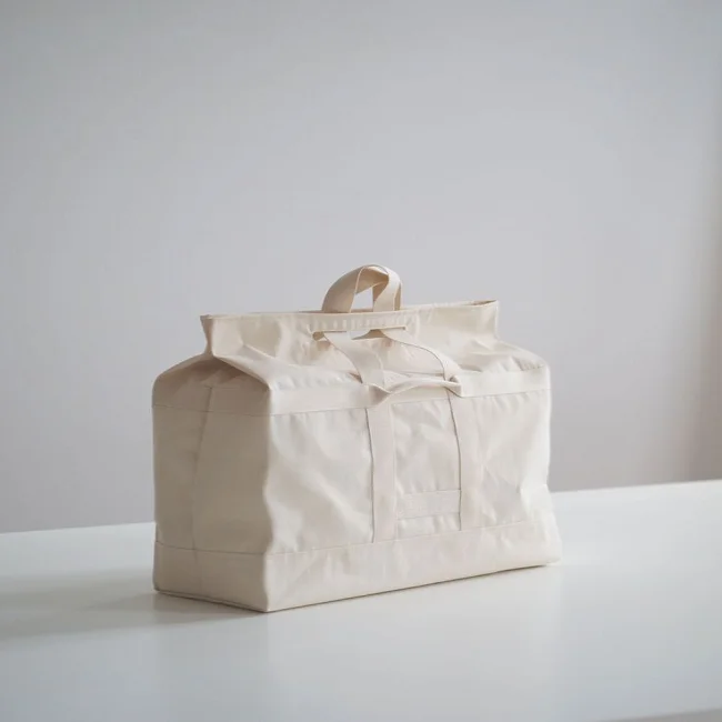 Custom Logo Eco friendly natural cotton bags Foldable Tool Bag