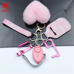 Verified self defense keychain manufacturer wholesale color customizable fiezkaa self defense keychain for women