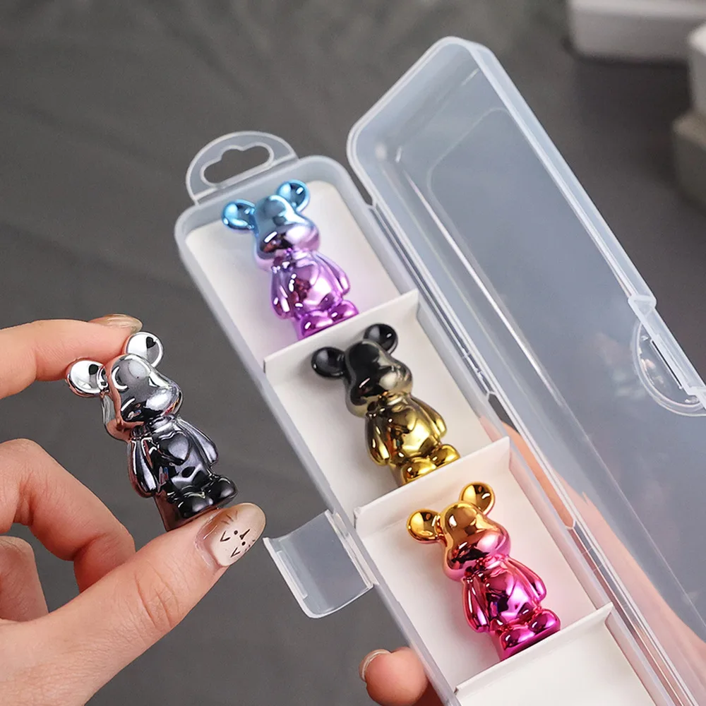 Colorful Artistic Bear and Rabbit Figurine Cartoon Interior Kits for Living Room and Desktop Placement Ornament for Car