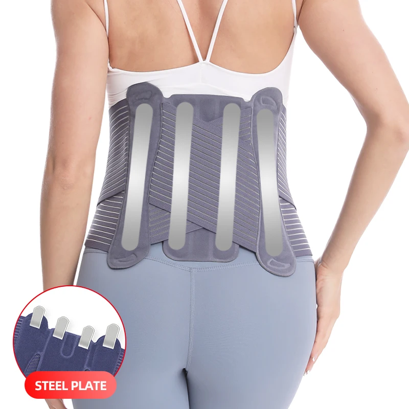 2023 Fit Lumbar Support belt Lower Back Support Elastic Strapping Adjustable Back Brace for Back Pain Relief