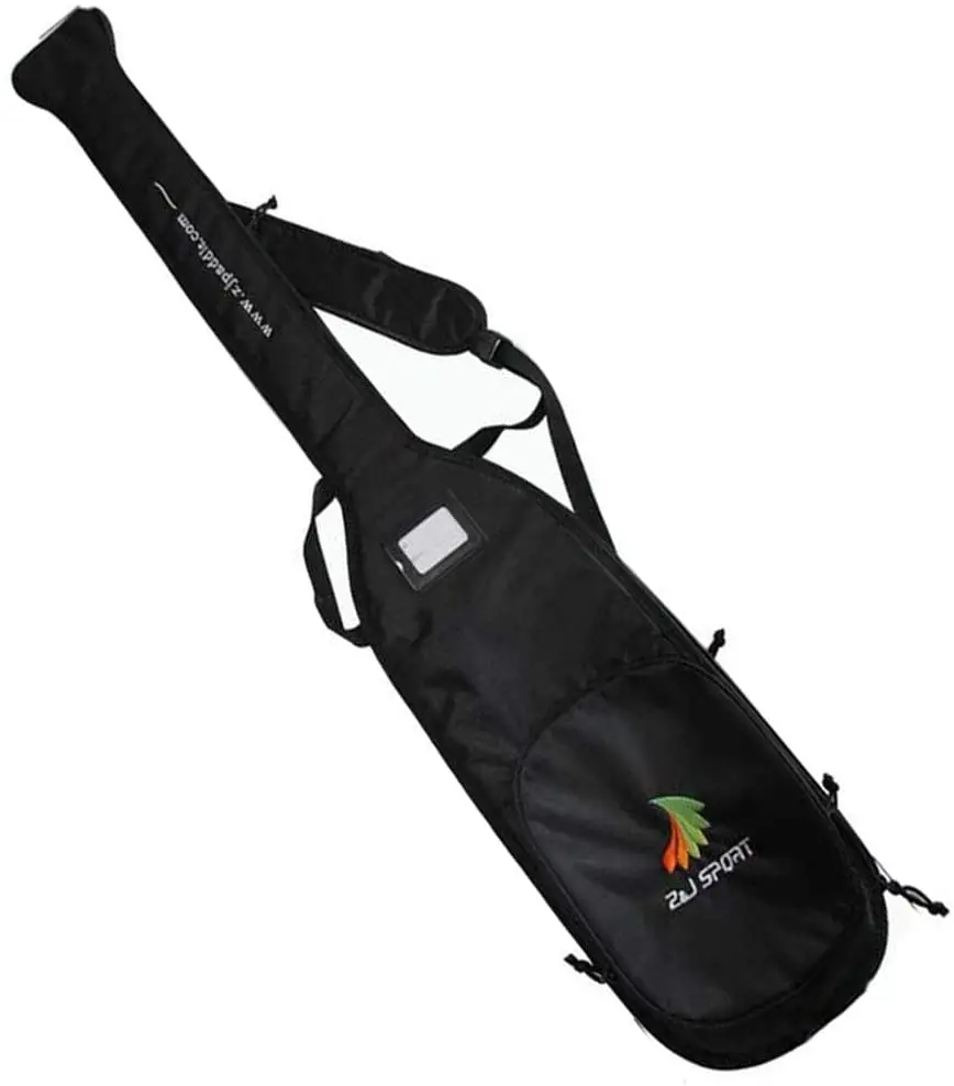 ZJ Sports customized dragon boat racing carbon fiber dragon boat Paddle with a black bag made in China