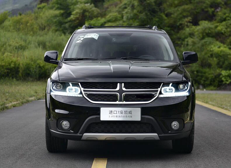 AKD Car Styling for Dodge JCUV Journey 2009-2017 LED Headlight Fiat Freemont LED DRL Hid Angel Eye Bi Xenon Beam Accessories