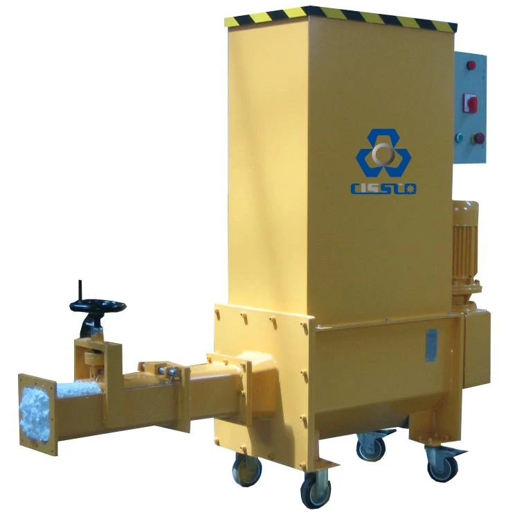 Waste Foam Plastic EPS Foam Compressing Recycling Machine For Expanded Polystyrene Foam