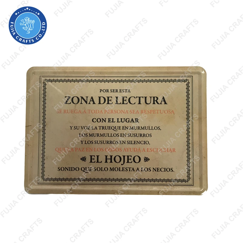 Metal Postal Card Customer Design , Promotional gift  Metal Souvenir Card