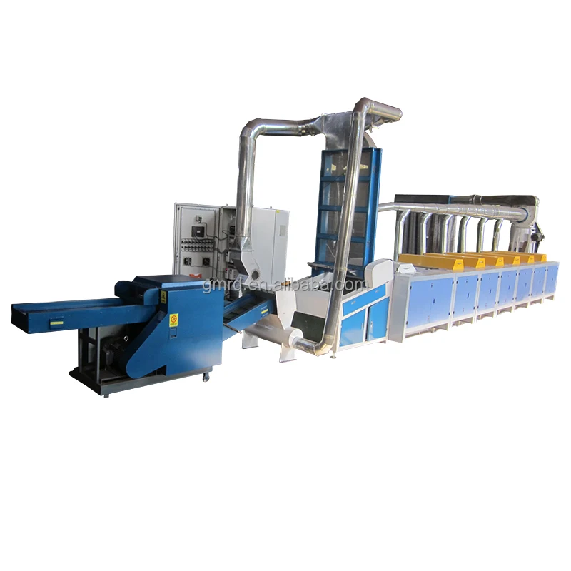 Recycling Old Clothes New Cotton Fabric Waste Textile Machine Motor Manufacturing Tearing Rags Product Genre Textile Machines