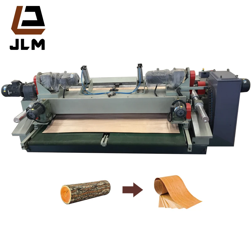 shandong jinlun CNC spindleless veneer lathe /wood veneer cutting machine
