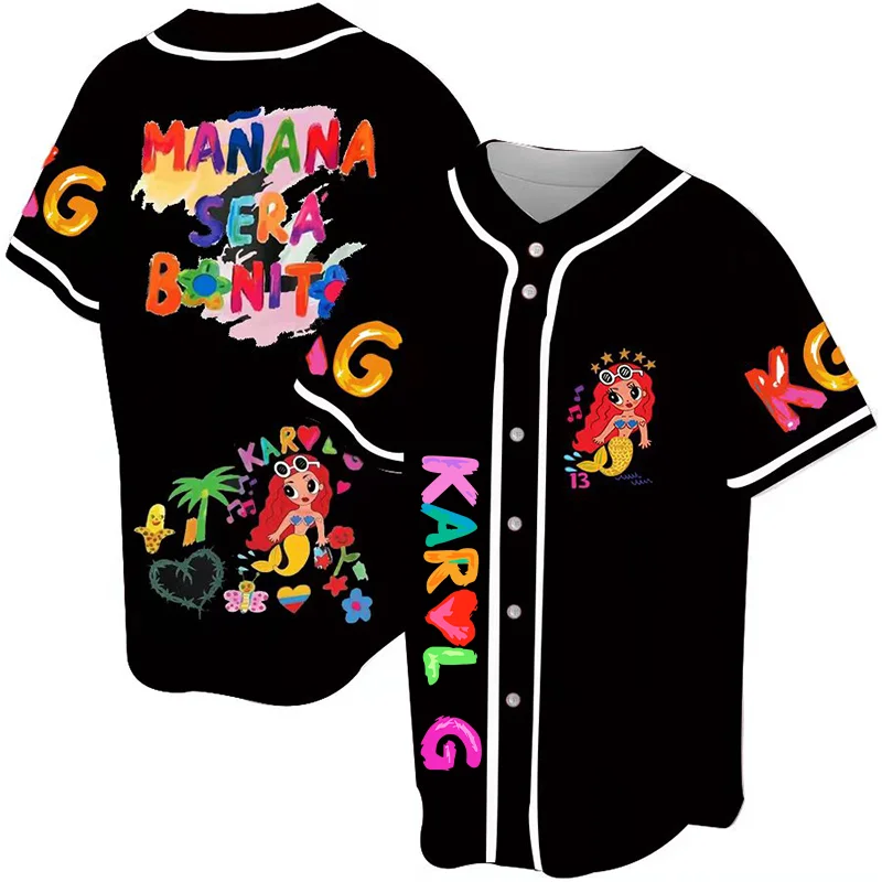 Factory Price Custom Vintage Jersey Shirt Graphic Tees Rapper Black Baseball Jersey