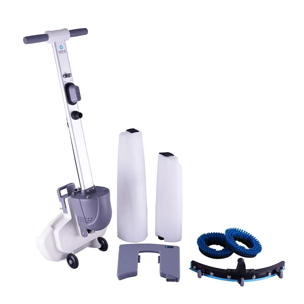 SQ7 floor scrubber automatic floor sweeper with lithium battery and two brushes for hard floors and vacuum cleaner
