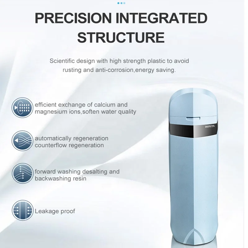 IMRITA Best Quality Residential Water Softener 20L Resin Automatic Water Softener For Home Water Softener System