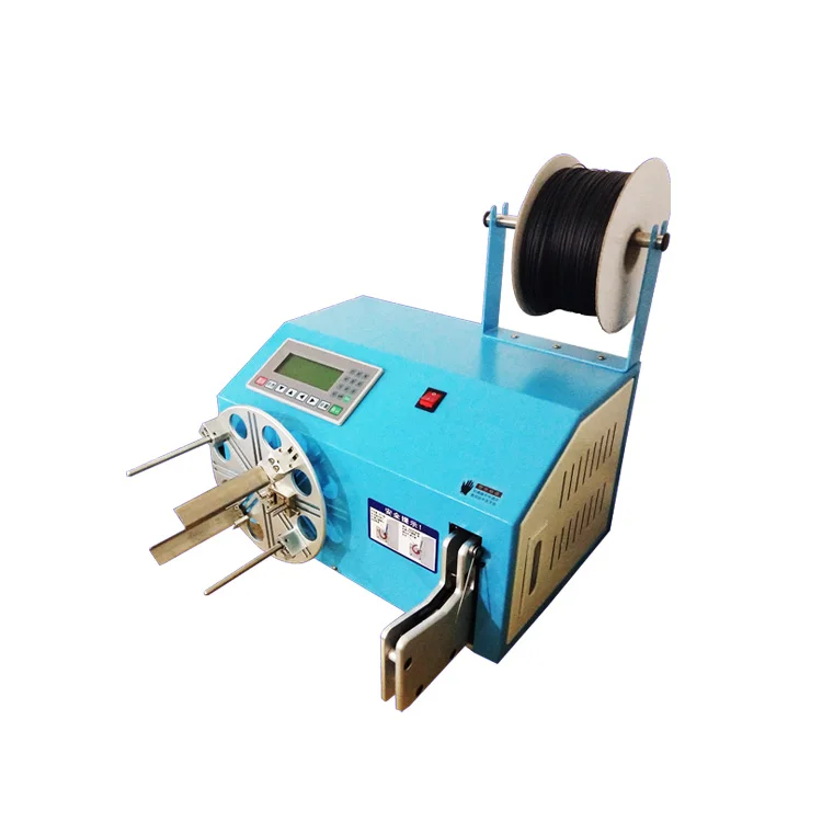 Factory Supply Wire Cable  Full Automatic Cutting Coiling Machine Wire Twist Tie Machine with Meter Counting Cheap Price