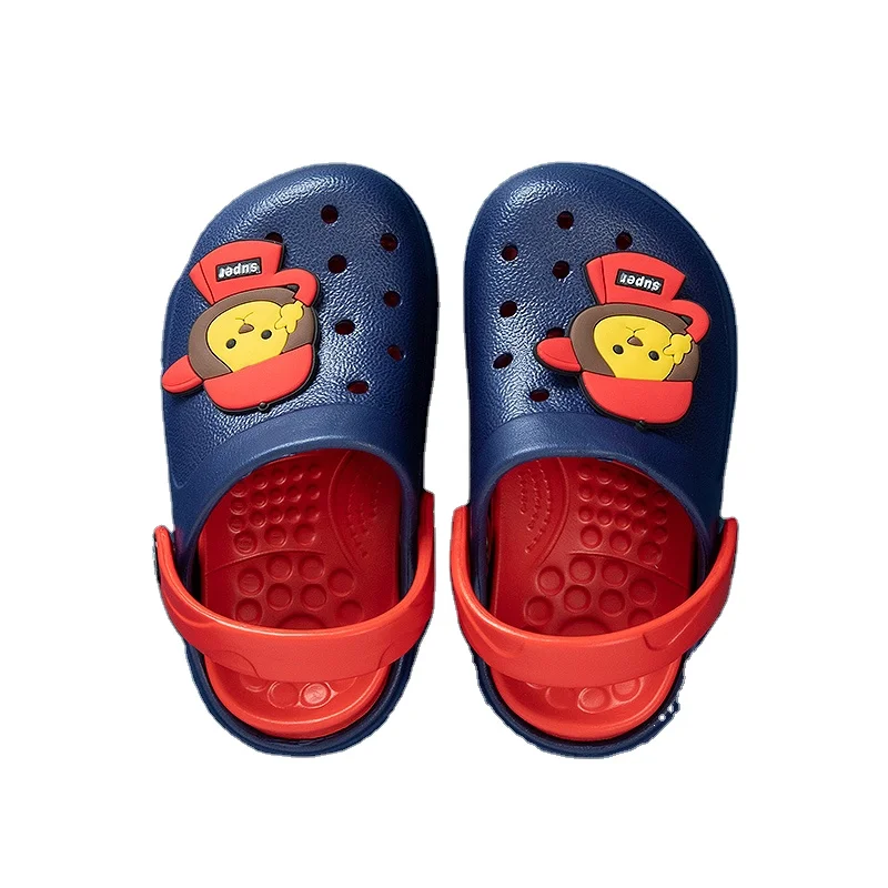 Модные новые летние тапочки для мальчиков и девочек разных размеров на выбор детские домашние тапочки