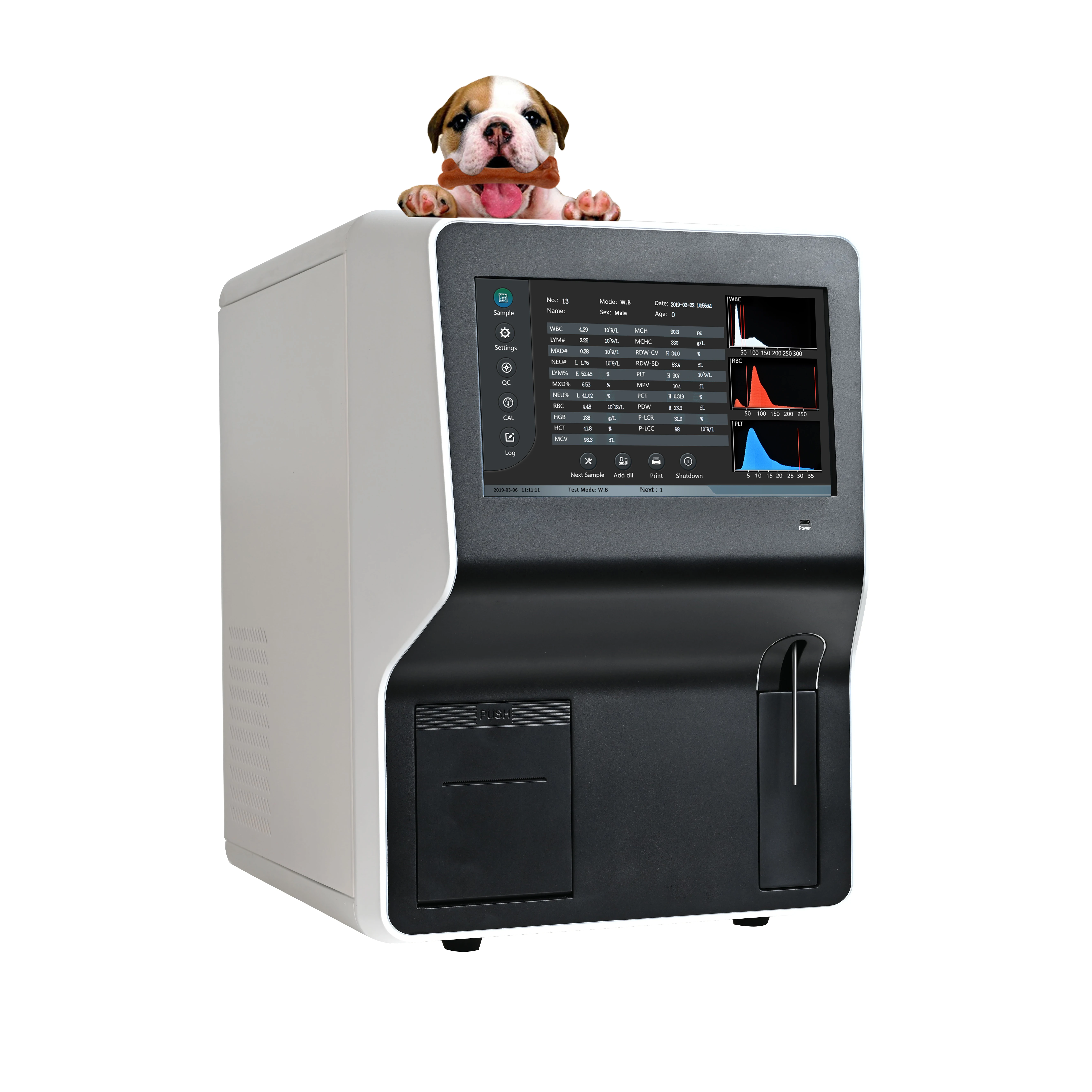Низкая цена портативный dymind CBC автоматический 3 части, автоматический ветеринарный гематологический анализатор