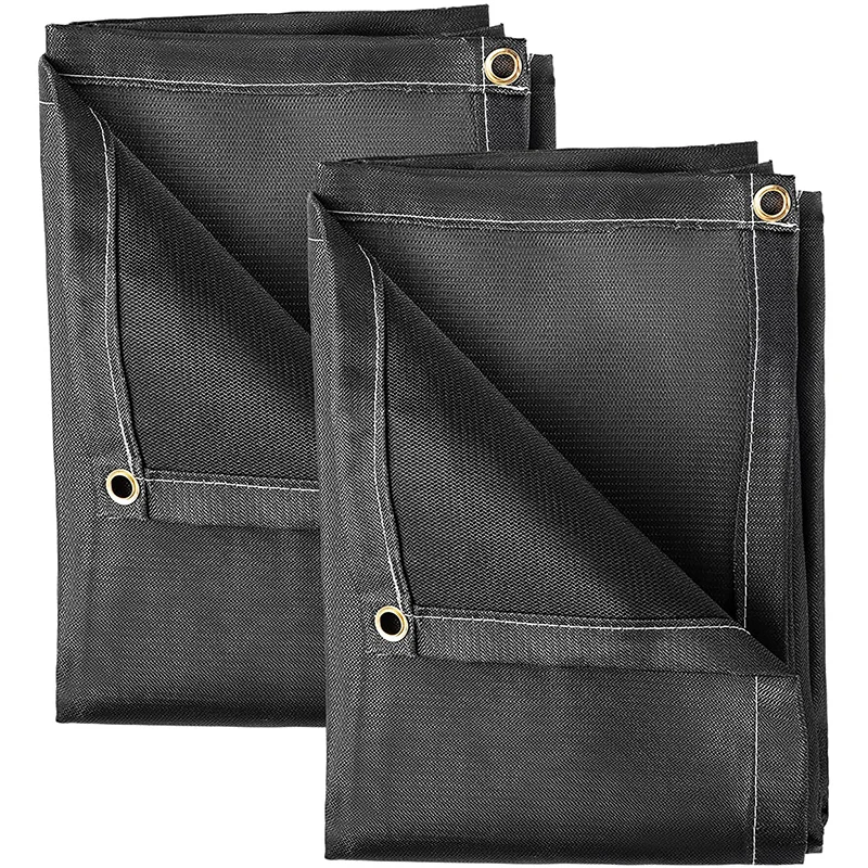 Industrial Heavy Duty Protection Anti-Fire Welding Blanket with Brass Grommets
