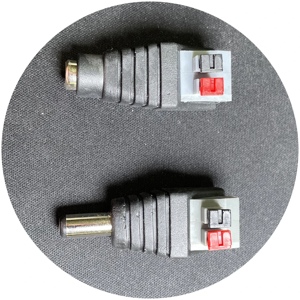 DC connector Press wiring 5.5*2.1mmDC female button power connector