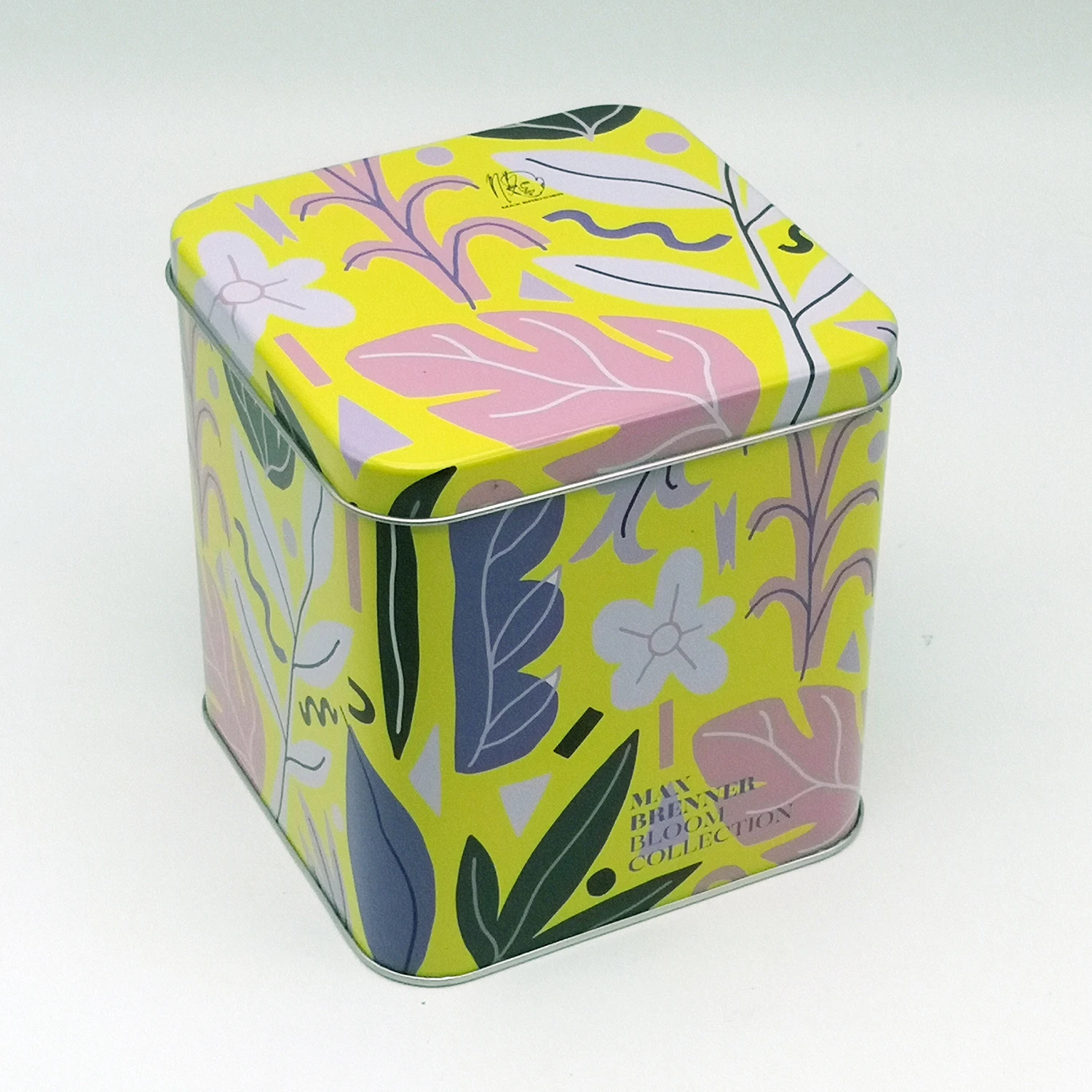 Custom Printing Kids Handle Lunch Box Lovely Metal Tin Box For Christmas Gift