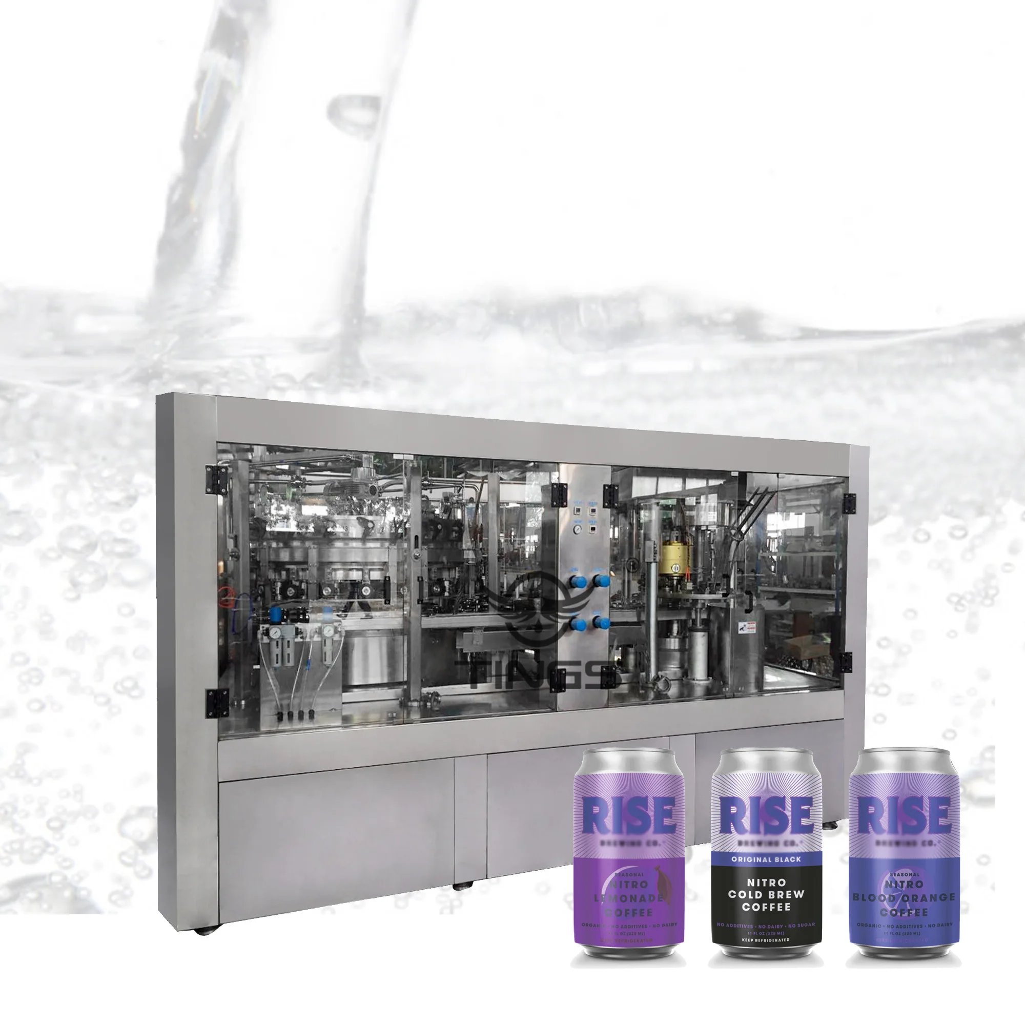 hot sell 9000 CPH 12000 CPH automatic aluminum iron cans filling and sealing machine lines for carbonated juices