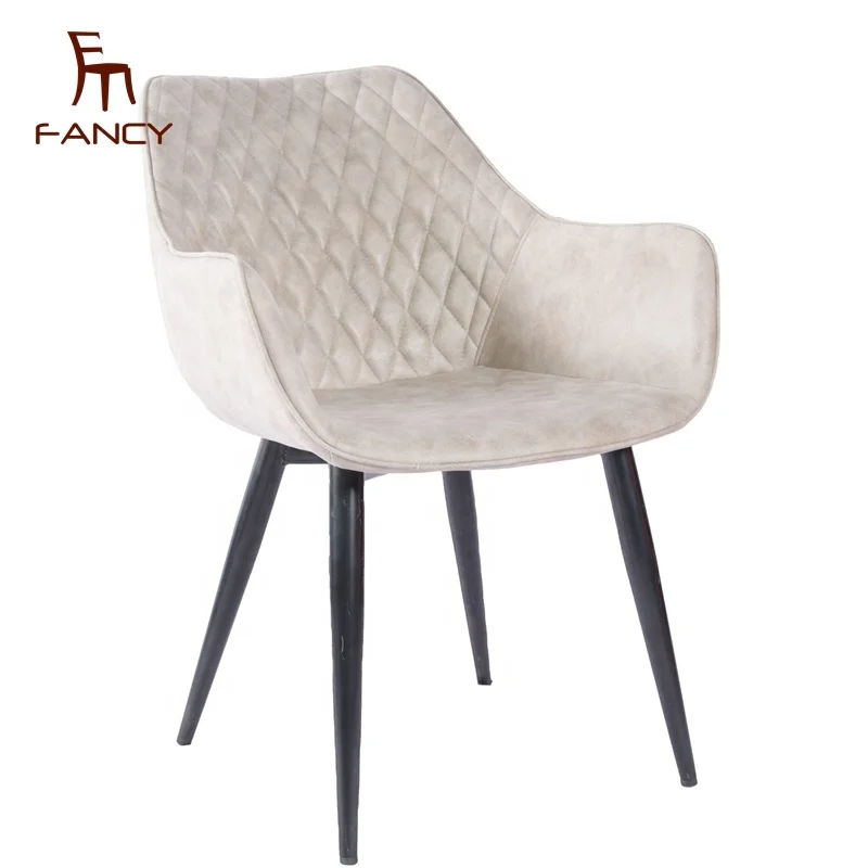 Low Price Restaurant Chair Stackable Armrest Dining Chairs leather chair for sale