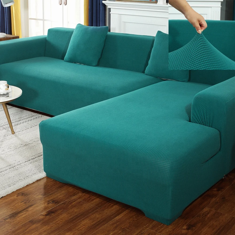 
Thickened velvet universal elastic sofa cover split elastic sofa cover 