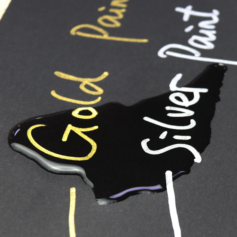 Oil-based paint Marker, quick dry marker, water-proof marker, 2 color pack